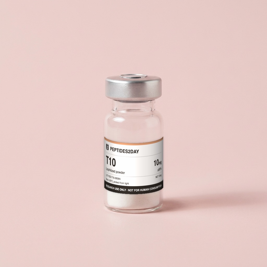 Research peptide vial