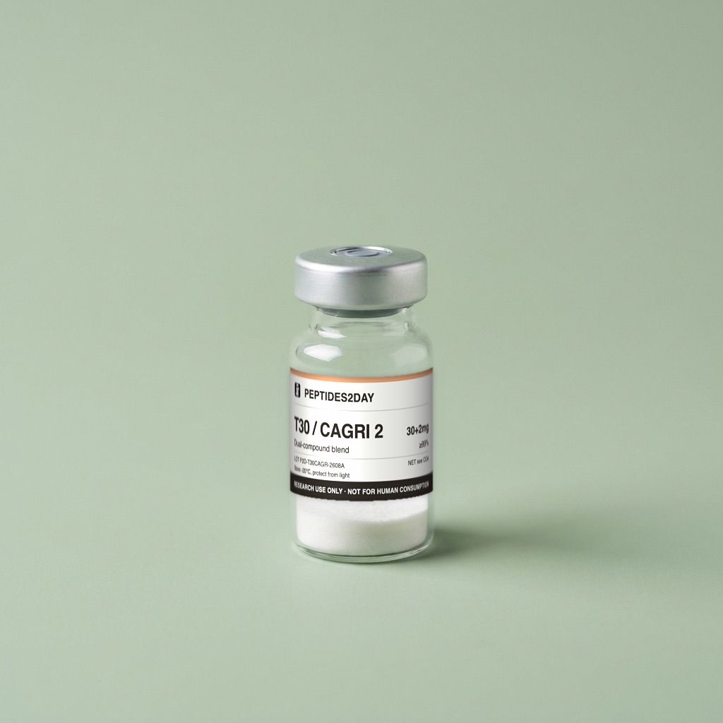 T30mg / Cagri 2mg Blend research vial